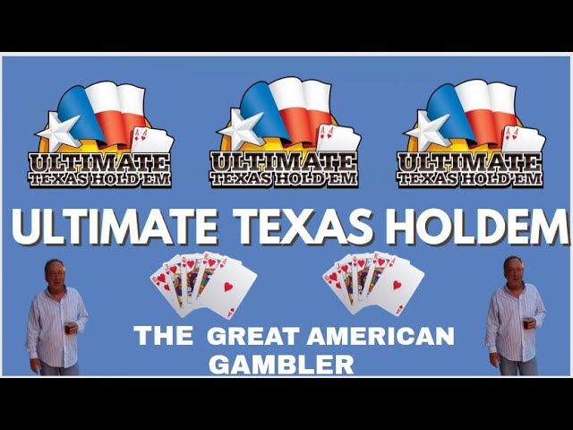 Ultimate Texas Holdem From The El Cortez in Las Vegas, Nevada!