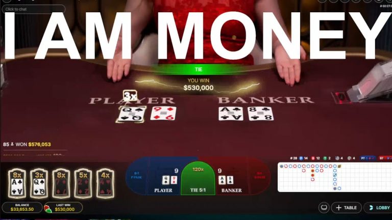 120x Bonus Lightning Baccarat! #IAMMONEY