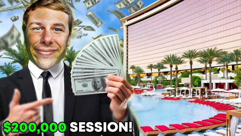 $200,000+ IRL GAMBLING SESSION AT THE RED ROCK CASINO!