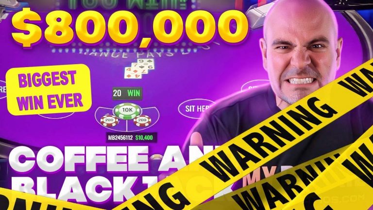 $800,000 INSANE BLACKJACK RUN – BIGGEST Online Win Ever