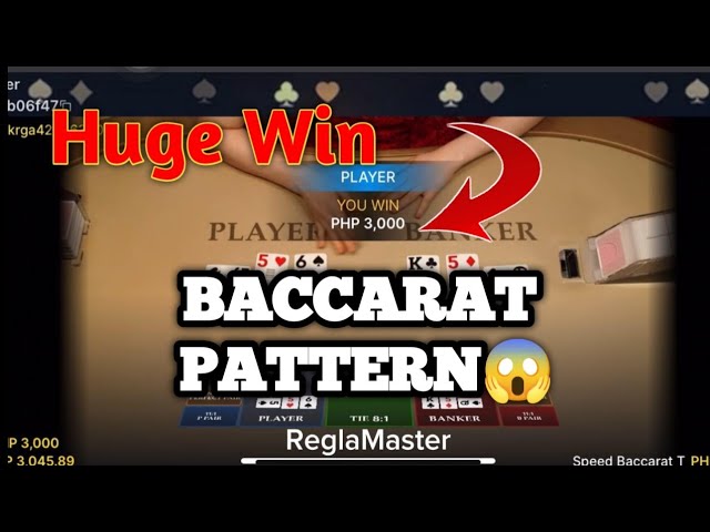 BACCARAT PATTERN | HUGE WIN USING PATTERNS