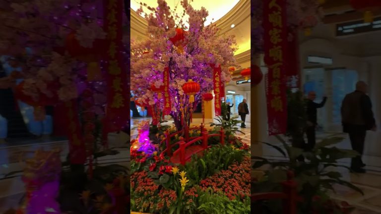 Beautiful Las Vegas Garden at Caesars Palace