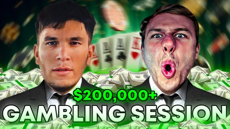 CRAZY $200,000+ GAMBLING SESSION WITH TRAINWRECKS!