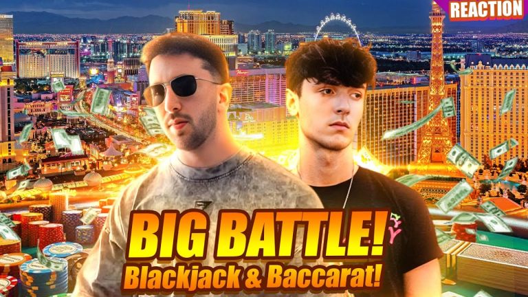 Degen Dalt & Bryce Hall’s Epic Degenerate Weekend in Vegas! Blackjack & Baccarat War! #reaction