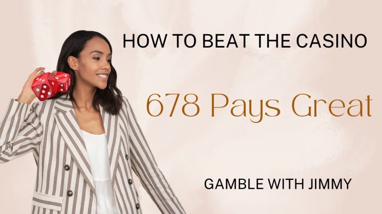 HOW TO BEAT THE CASINO. CRAPS 678 PAY’s GREAT!