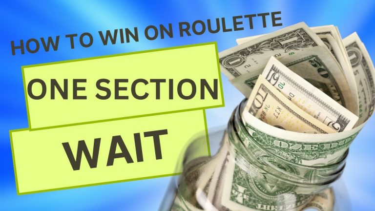 How To Win at Roulette! 1 Section Wait System $$$