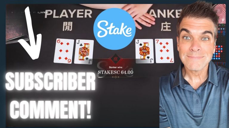 I PLAY A SUBS STRAT AND IT PAYS! #baccarat #stake