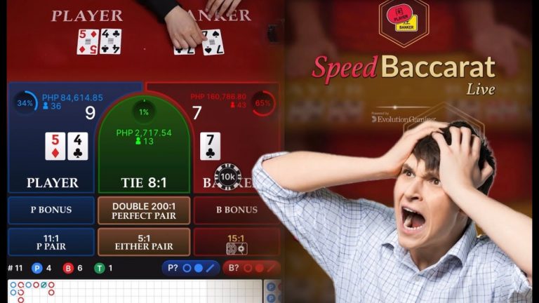 Live Baccarat unlucky session #1