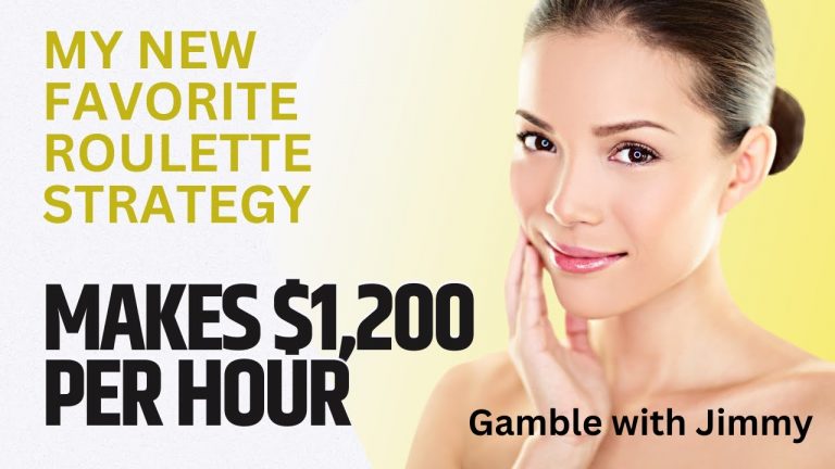 My New Favorite Roulette Strategy Makes $1,200 an Hour!!! Just AWESOME