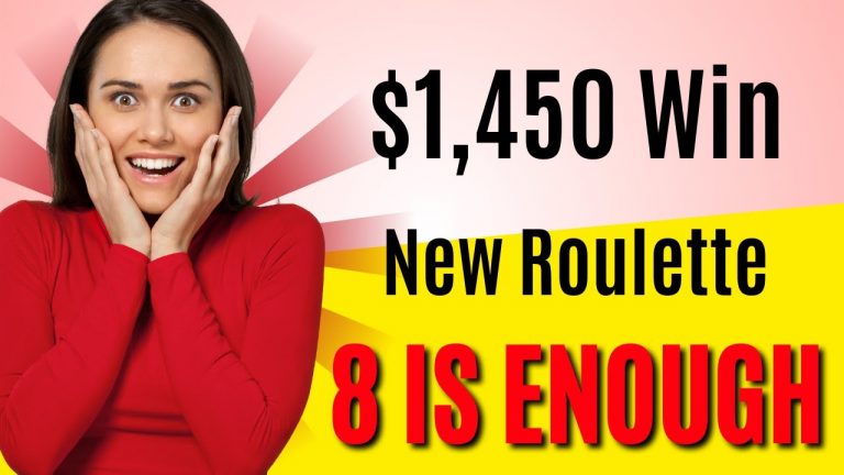 New Roulette Strategy $1,450 Win on EIGHT IS ENOUGH