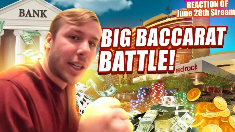 (New Session) Xposed $50,000 High Limit Baccarat Battle at Red Rock Vegas! #reaction