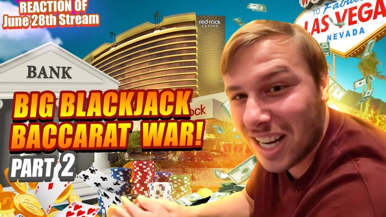 (New Session) Xposed’s High Limit Blackjack & Baccarat Battle at Red Rock Vegas! Part 2 #reaction