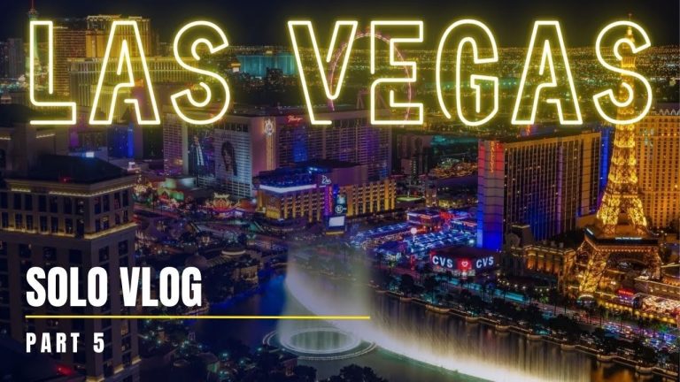 Solo Las Vegas Vlog 2024 | Part 5 | Bellagio | Baccarat Bar | Bavettes | Luxor | Excalibur |