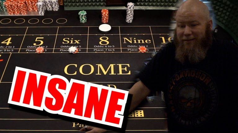 THIS IS CRAZY 30 Roll Craps Challenge – WIN BIG or BUST #433