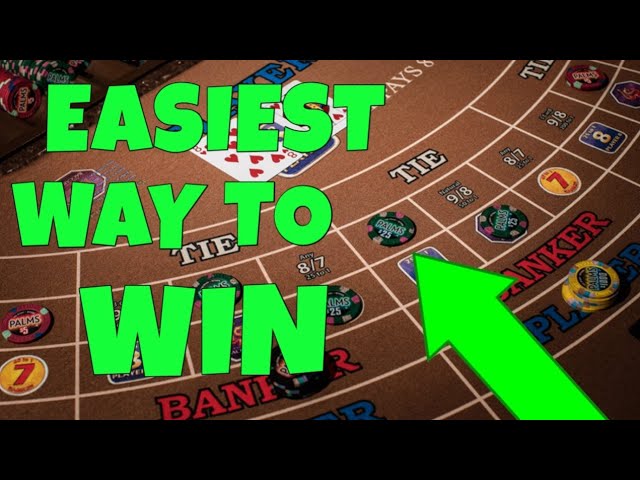 The Best BACCARAT STRATEGY for CARD COUNTING BETS | SIMPLE Baccarat Strategy