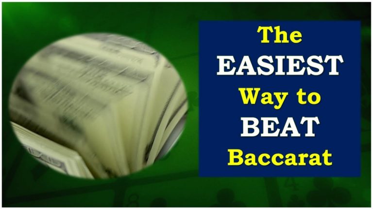 The Easiest Way to Beat Baccarat