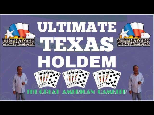 Ultimate Texas Holdem From The El Cortez in Las Vegas, Nevada!