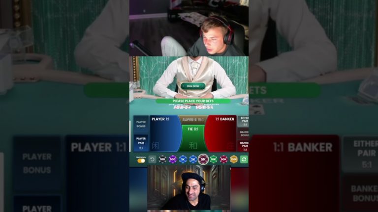 Xposed & TrainwrecksTV’s went full degen on Baccarat!! #reaction