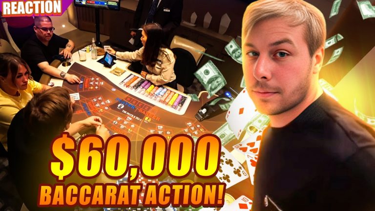 Xposed and The Boys $60,000 Insane Baccarat War! #reaction