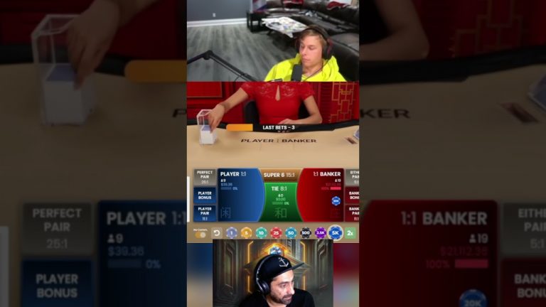 Xposed’s $40,000 Win! BIG BATTLE in Baccarat! #reaction