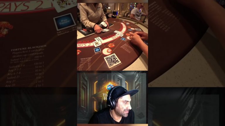 Xposed’s High Limit Blackjack & Baccarat Battle at Red Rock Vegas! #reaction #shorts