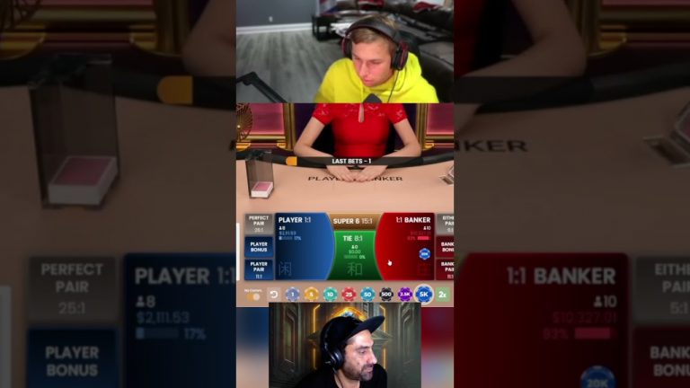 Xposed’s Massive win in Baccarat! This was absolutely crazy! #reaction