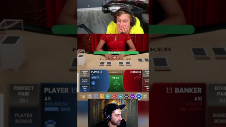 Xposed’s incredible Baccarat Grind! $80,000 win! #reaction