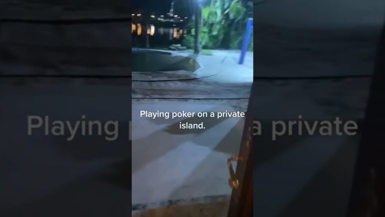 $ 2,200,000 dollars in Baccarat Chips and Playing Poker on a Private island! #gambling