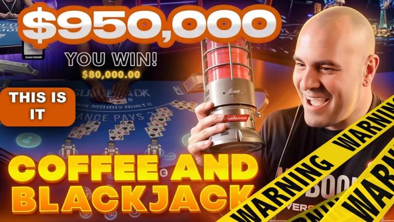 $963,000 Blackjack – Max Bet Friday – The Road to 1 Million – Coffee and Blackjack August 23