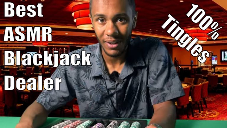 ASMR Blackjack Roleplay | Relaxing ASMR Casino Dealer