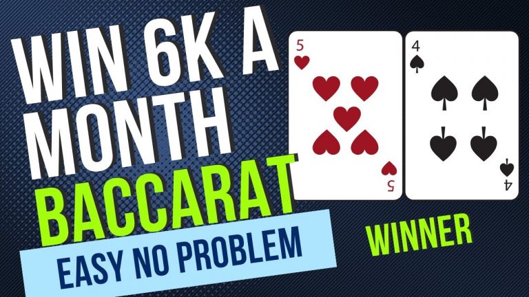 Baccarat Session $200 Goal 6k Monthly. Join me for our daily Baccarat Sessions