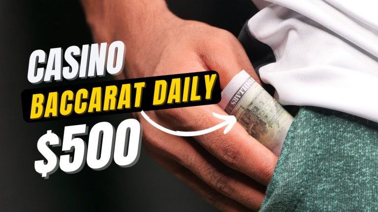 Casino Baccarat Gambling Session Goal is $500 Join Me