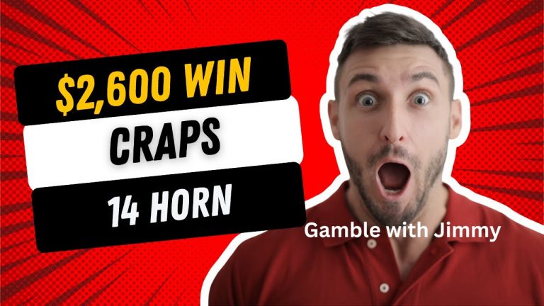 Craps Strategy Wins $2,600 On Horn Bets