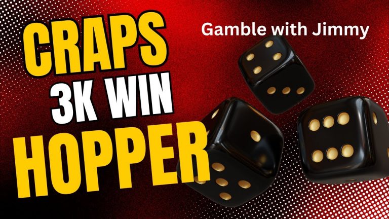 Craps Strategy Wins 3K (High Roller Hopper System)