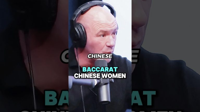 Dana White Learns Baccarat from Chinese Women