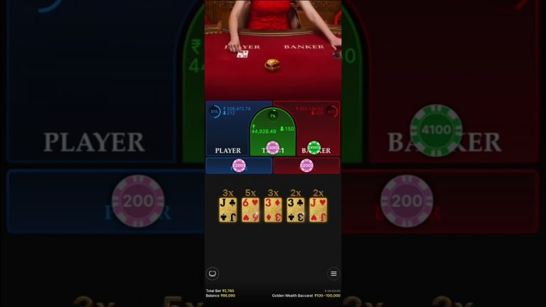 Golden Baccarat CarY Pairs #games #poker #casino #whatisthebestthatcouldhappen