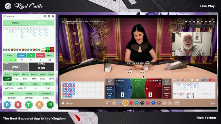 How to win at baccarat with the Rigel Castle App with the “Cyclops” Strategy.