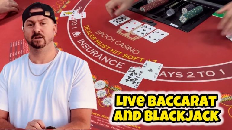 Live Baccarat And Blackjack At Epoch Casino