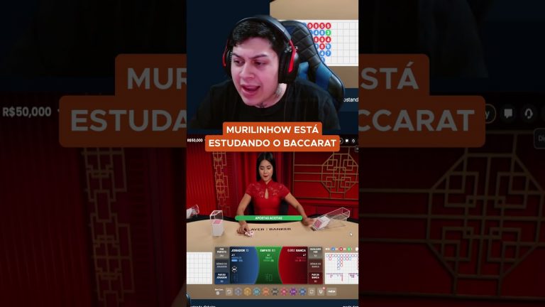 MURILINHOW ESTÁ ESTUDANDO O BACCARAT