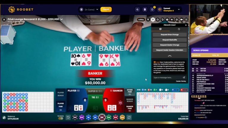 Most Insane Live Baccarat Session With Xposed! Online Gambling