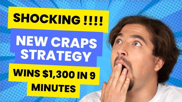 SHOCKING NEW CRAPS STRATEGY WINS $1,300 in 9 Minutes