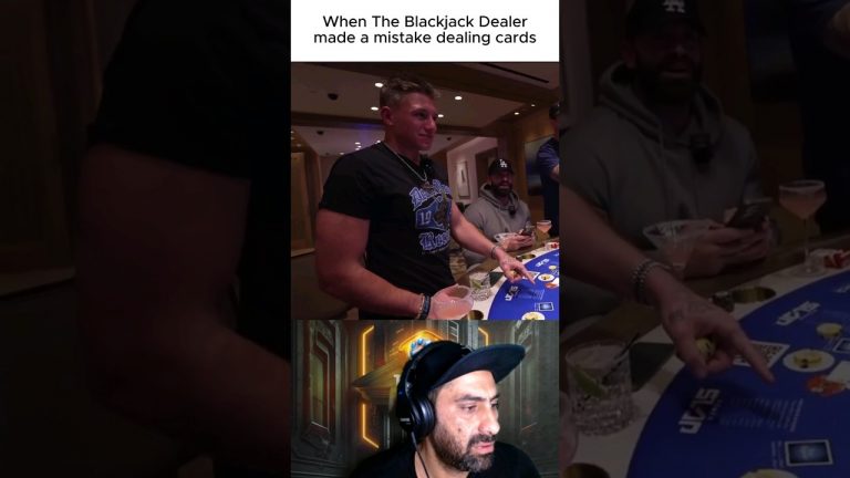 Stevewilldoit x Taylor Lewan’s Blackjack Session got Screwed by The Dealer #reaction