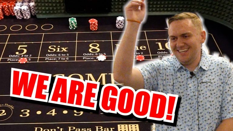 THIS IS IT 30 Roll Craps Challenge – WIN BIG or BUST #436