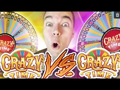 Two Crazy Time Wheels At Once? || Live Casino Games