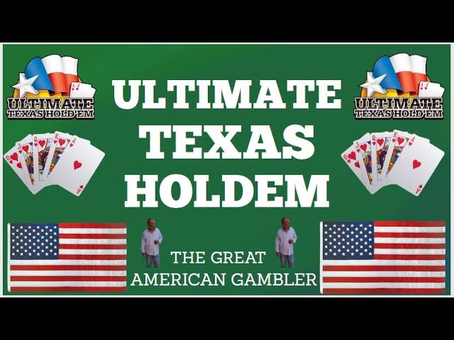 Ultimate Texas Holdem From The El Cortez in Las Vegas, Nevada!