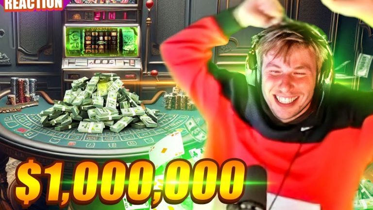 Xposed Hits $1,000,000 on His Balance! Insane Slots, Blackjack & Baccarat Session! #reaction