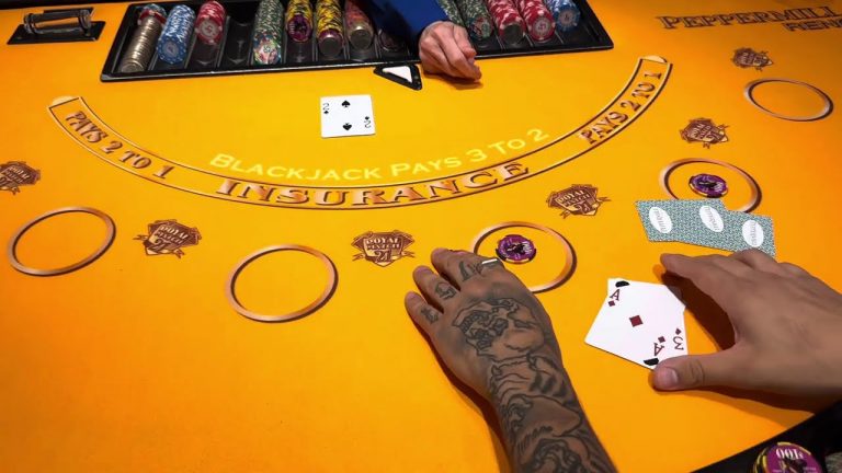 $2500 Pitch Blackjack Session at Peppermill Casino