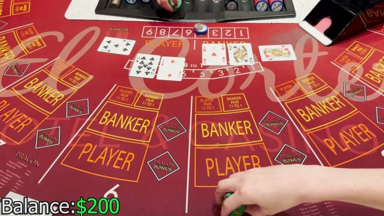 $500 Vs Live Baccarat In Las Vegas!!