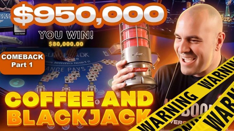 $912,000 Blackjack Comeback of the century Part 1 – Coffee Blackjack Sept 9