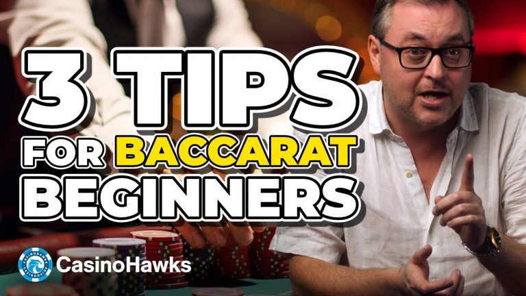 Baccarat 3 Tips for Beginners